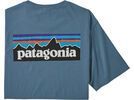 Patagonia Men's P-6 Logo Organic T-Shirt, pigeon blue | Bild 1