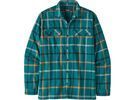 Patagonia Men’s Long-Sleeved Organic Cotton Flannel Shirt, brisk: dark borealis green | Bild 1