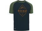 Rocday Peak Short Sleeve Jersey, navy/green | Bild 1