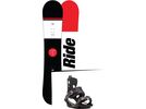 Set: Ride Agenda Wide 2017 + K2 Cinch CTS 2017, black - Snowboardset | Bild 1