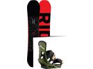 Set: Ride Machete 2017 + Burton Mission 2017, track day green - Snowboardset | Bild 1