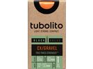 Tubolito Tubo CX/Gravel 60 mm - 700C x 32-50 / Black Valve, orange/black | Bild 2