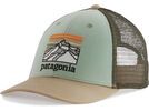 Patagonia Line Logo Ridge LoPro Trucker Hat, tea green | Bild 1