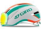 Giro Air Attack Shield, white/turquoise/vermillon | Bild 2