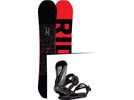 Set: Ride Machete 2017 + Ride Revolt 2016, black - Snowboardset | Bild 1