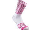 Specialized Full Stripe Summer Sock, white/light grey/neon pink | Bild 1