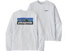 Patagonia Men's Long-Sleeved P-6 Logo Responsibili-Tee, white | Bild 1
