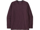 Patagonia Men's Long-Sleeved P-6 Logo Responsibili-Tee, berry fig | Bild 1
