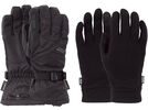 POW Gloves Warner Gore-Tex Long Glove + Merino Liner, black | Bild 2