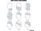 GripGrap Multifunctional Merino Neck Warmer, black | Bild 5
