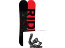 Set: Ride Machete 2017 + Flow Nexus 2017, black - Snowboardset | Bild 1