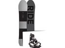 Set: Ride Timeless 2017 + K2 Cinch CTX 2017, black - Snowboardset | Bild 1