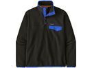 Patagonia Men's Lightweight Synchilla Snap-T Pullover, black w/p6 blue | Bild 1