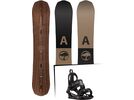 Set: Arbor Element Premium Mid Wide 2017 + K2 Cinch CTC 2017, black - Snowboardset | Bild 1