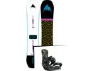 Set: Burton Free Thinker Wide 2019 + Burton Genesis X EST black matte | Bild 1
