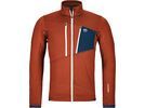 Ortovox Merino Fleece Grid Jacket M, clay orange | Bild 1