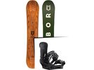 Set: Arbor Formula Premium Mid Wide 2017 + Burton Malavita 2017, black - Snowboardset | Bild 1