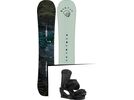 Set: Burton Flight Attendant Wide 2019 + Burton Custom black matte | Bild 1