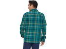 Patagonia Men’s Long-Sleeved Organic Cotton Flannel Shirt, brisk: dark borealis green | Bild 3