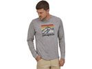 Patagonia Men's Long-Sleeved Capilene Cool Daily Graphic Shirt Line Logo Ridge, feather grey | Bild 2
