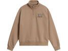 The North Face W Ski Embro Relaxed 1/4 Zip Graphic, garnet | Bild 1