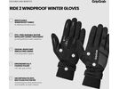 GripGrap Ride 2 Windproof Winter Gloves, black | Bild 7