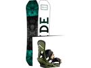 Set: Ride Helix 2017 + Burton Mission 2017, track day green - Snowboardset | Bild 1
