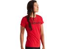 Specialized Wordmark T-Shirt Damen kurzarm, flo red | Bild 3