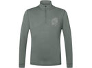 super.natural Tundra175 Frosty 1/4 Zip Herren, eucalyptus/vapor grey | Bild 1