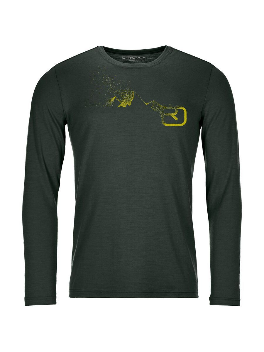 Ortovox 185 Merino Logo Spray LS M, green pine - Bild 1