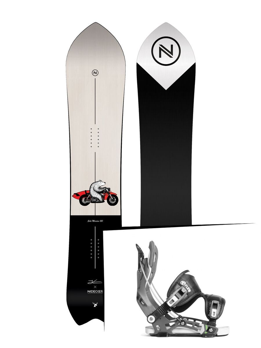 Set: Nidecker Solo Mission 2019 + Flow NX2 (2226515S) - Bild 1