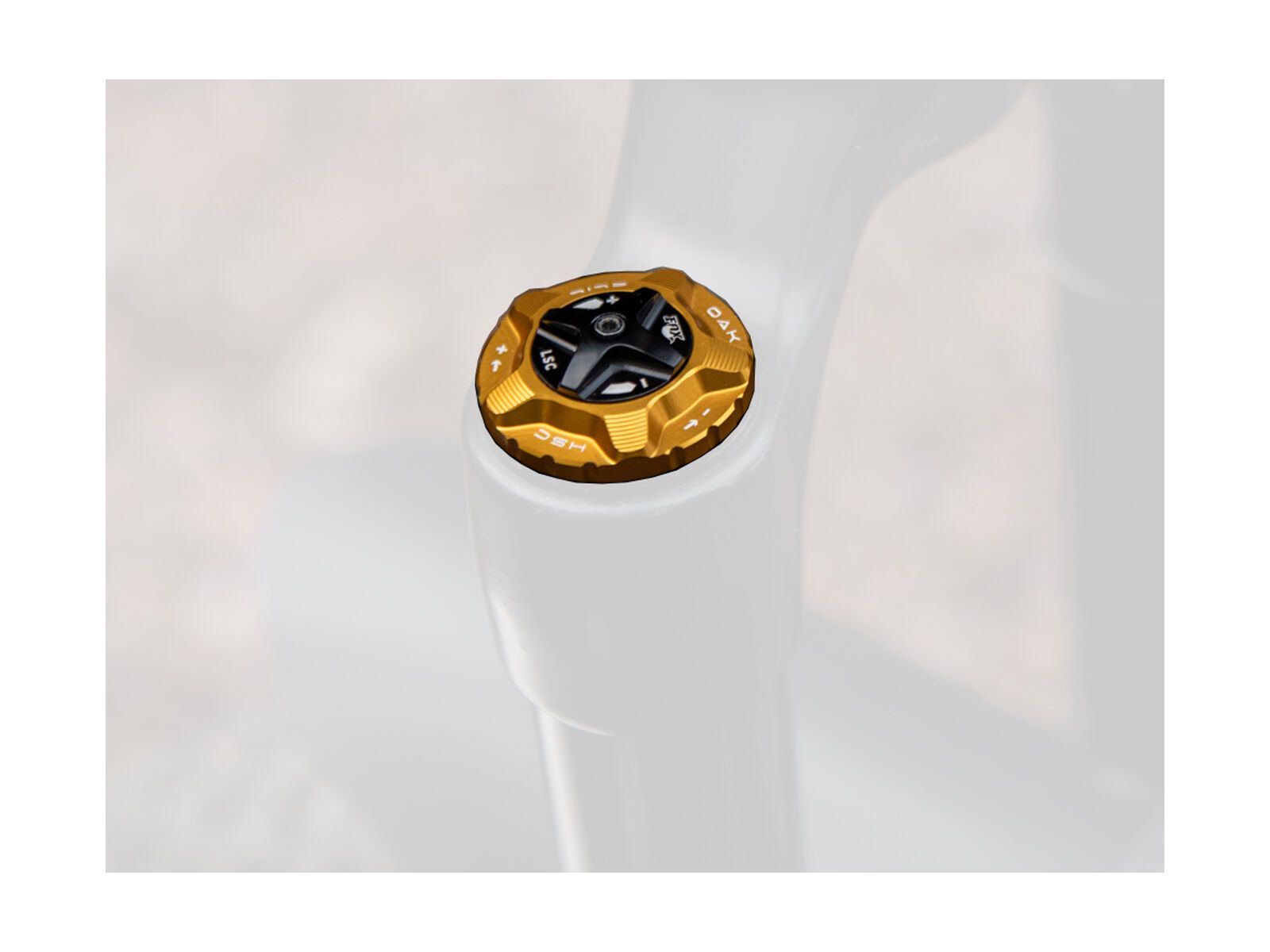 OAK Components Forkcap HSC für Fox 34, 36, 38, 40, gold - Bild 1