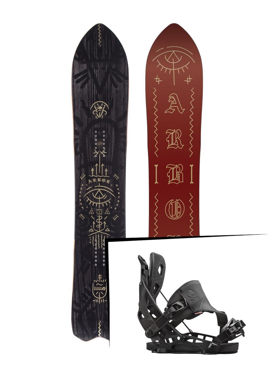 Set: Arbor Shreddy Krueger 2017 + Flow NX2 Hybrid (1513124S) - Bild 1