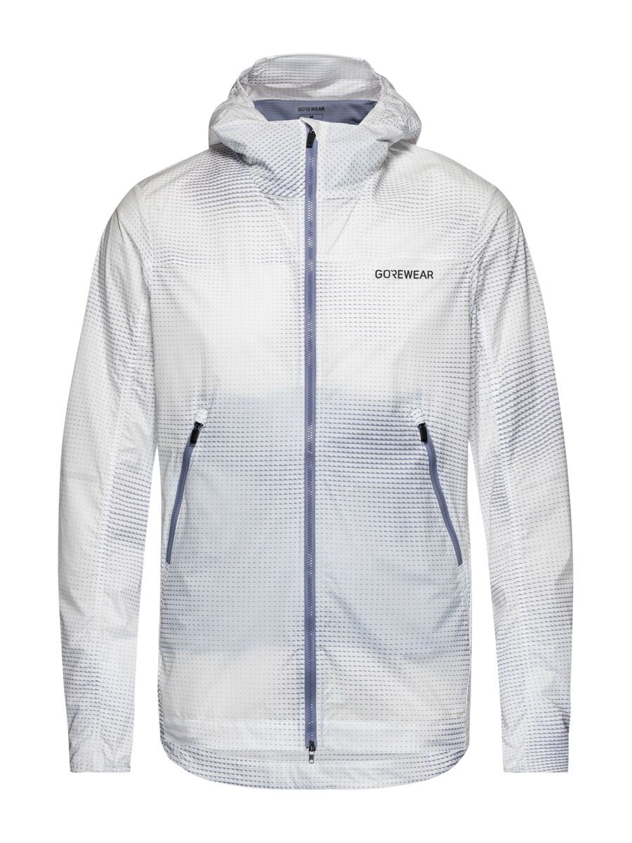 GOREWEAR Fernflow Haze Windbreaker mit Kapuze Herren, arrow white/amethyst grey - Bild 1