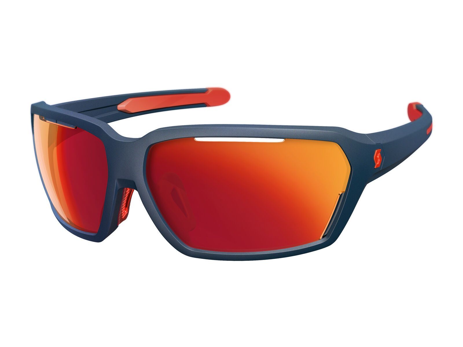 Scott Vector Sunglasses, dark blue matt/red/Lens: red chrome - Bild 1