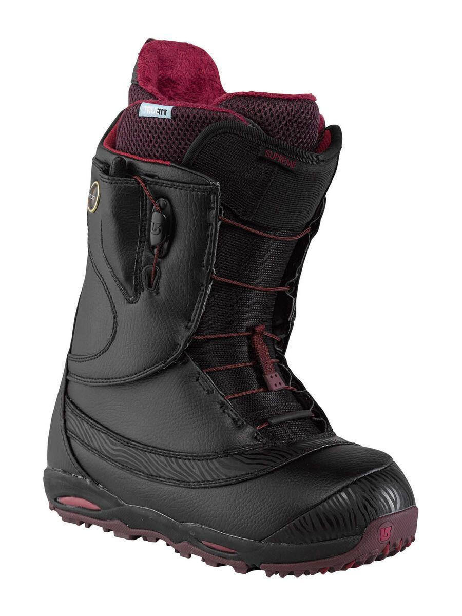 Burton Supreme, Black/Burgundy - Bild 4