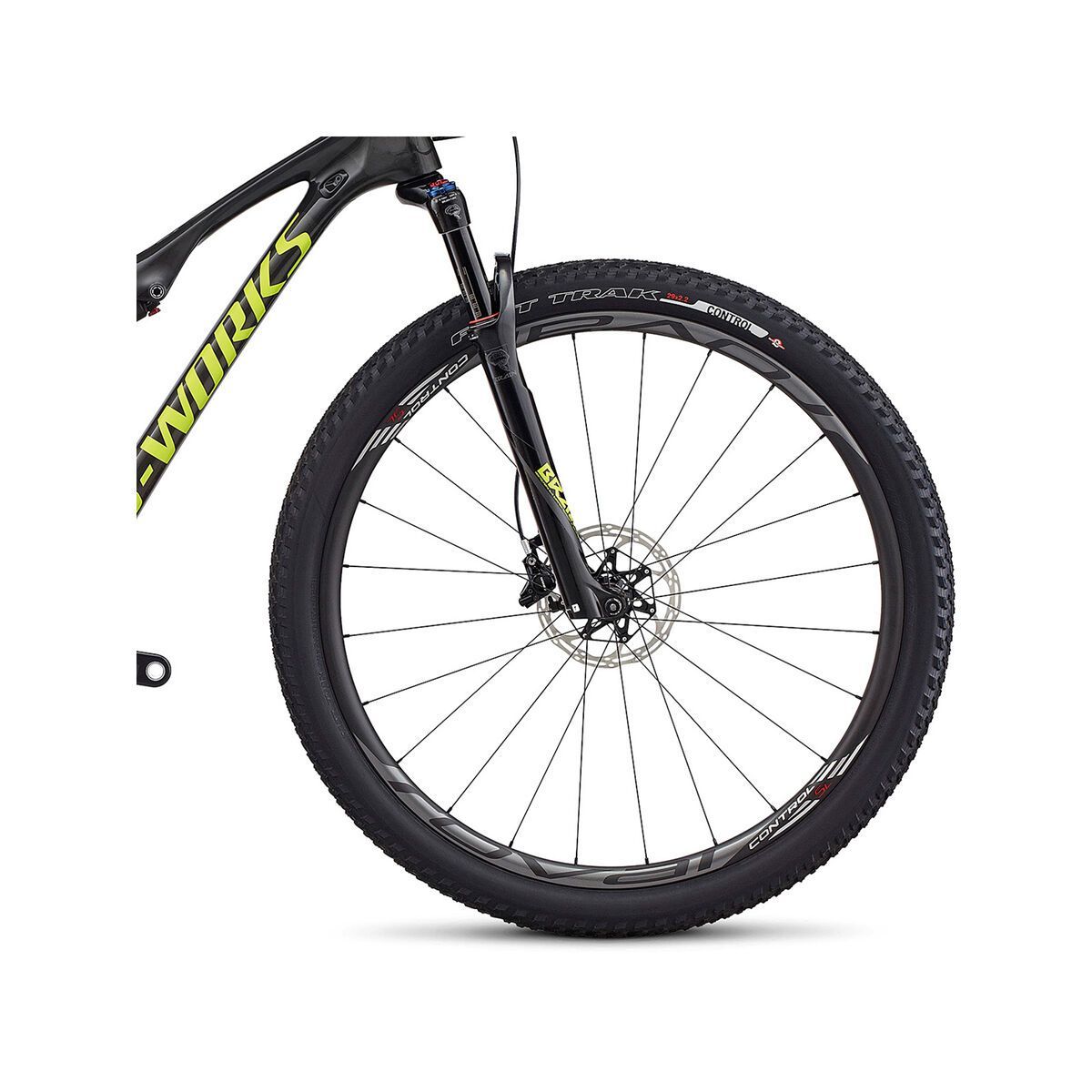 Specialized S-Works Era FSR Carbon World Cup 29, gloss satin carbon/hyper green/tarmac black - Bild 2
