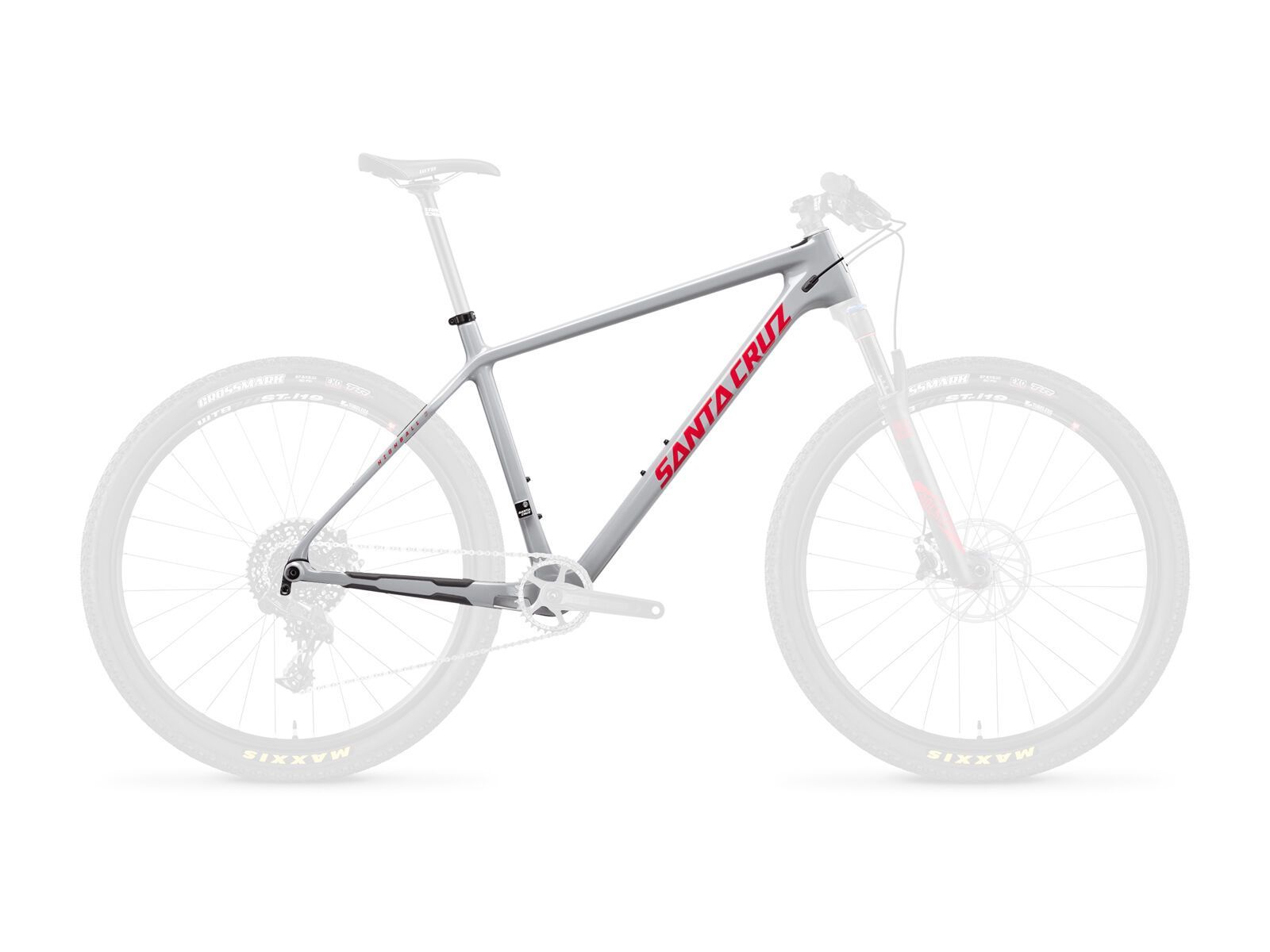 Santa Cruz Highball CC Frameset 27.5, gloss grey and red - Bild 1