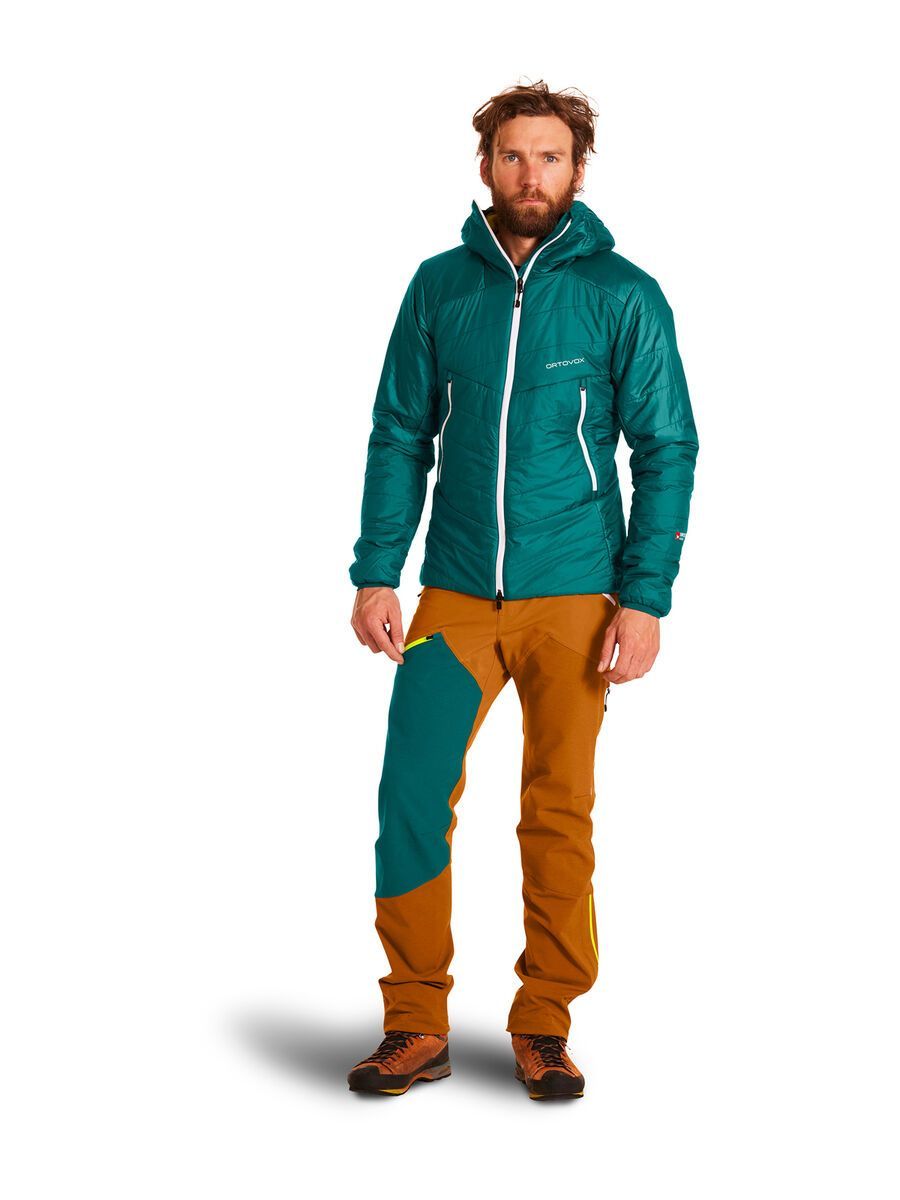 Ortovox Westalpen Swisswool Jacket M, pacific green - Bild 3