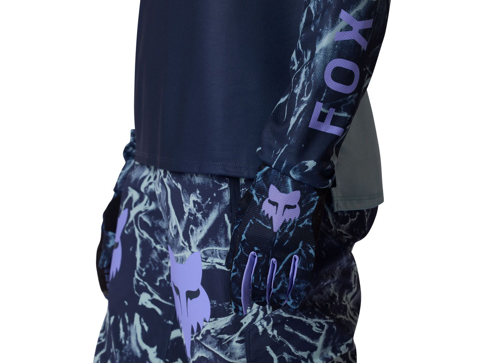 Fox Womens Ranger Long Sleeve Jersey Image Print, arctic blue - Bild 6