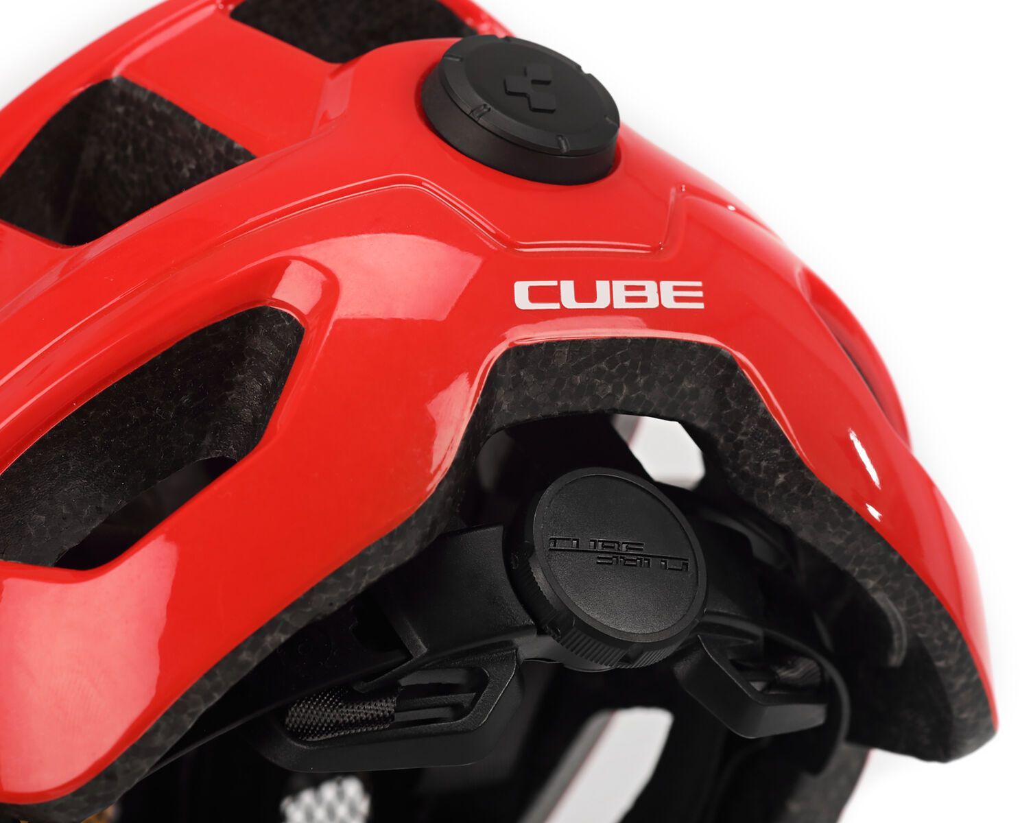 Cube Helm Steep, glossy red - Bild 5