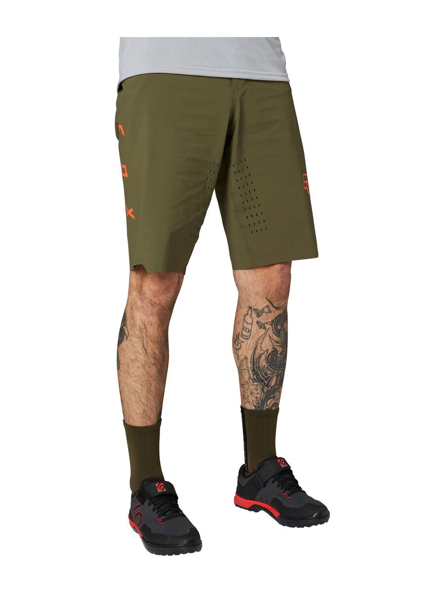 Fox Flexair Short No Liner, olive green - Bild 1
