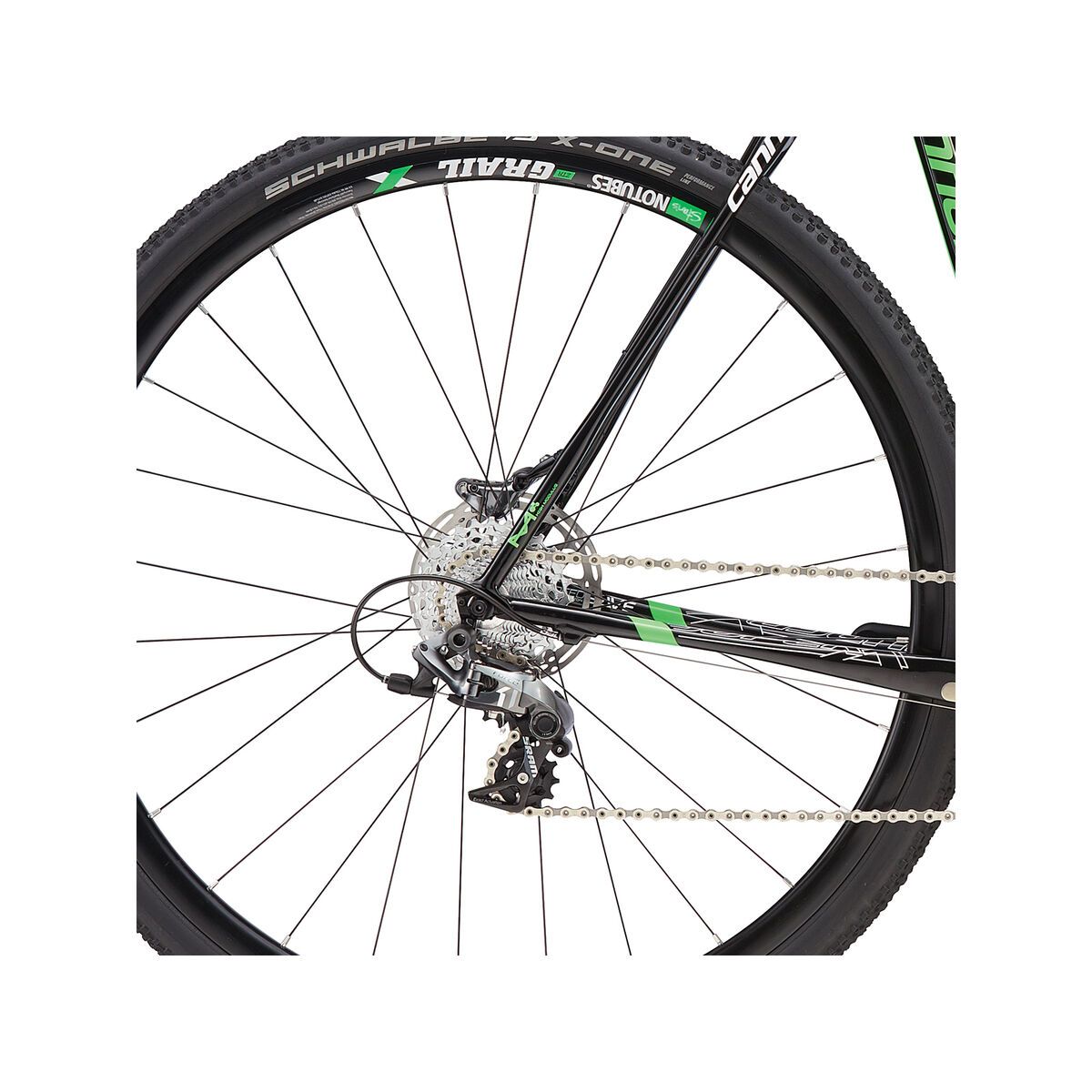 Cannondale SuperX Hi-Mod CX 1, jet black w/ viserker green and magnesium white, gloss - Bild 5