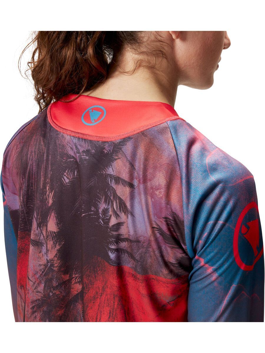 Endura Damen Tropical T-Shirt LTD (Langarm), granatapfel - Bild 8