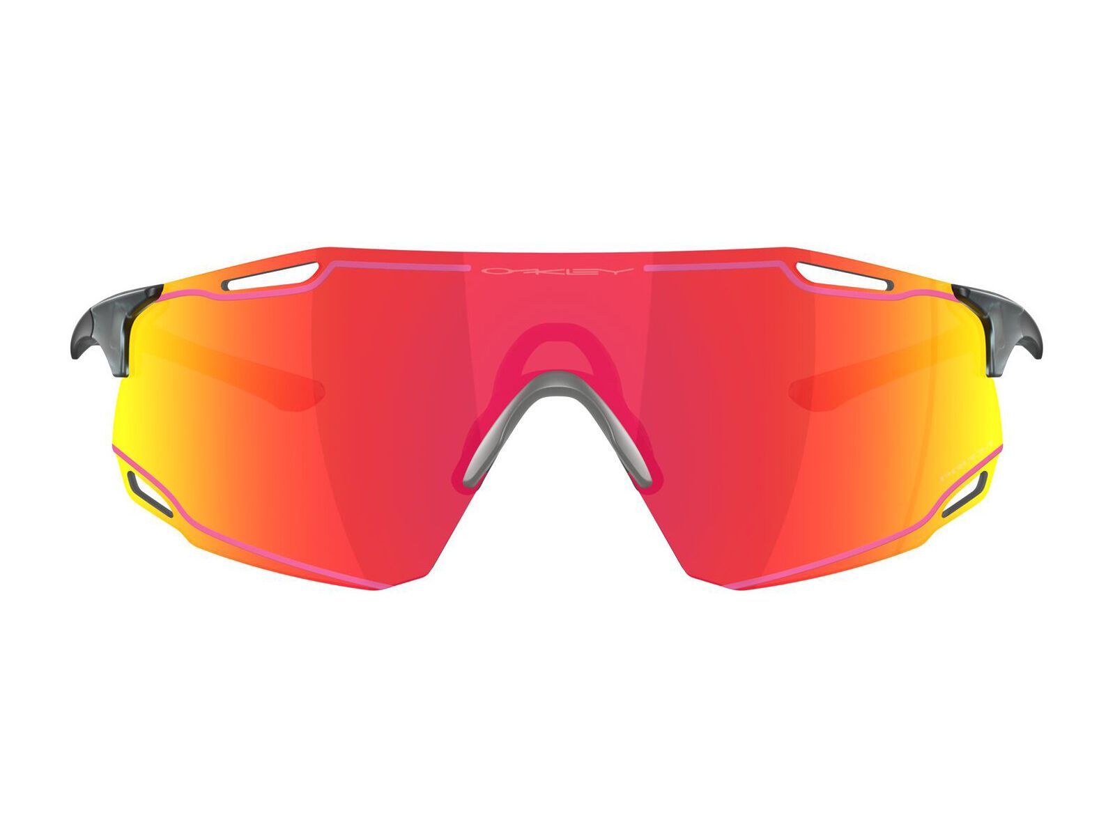 Oakley Cybr Dyno, Prizm Ruby w/ Pink Ink / matte crystal black - Bild 2
