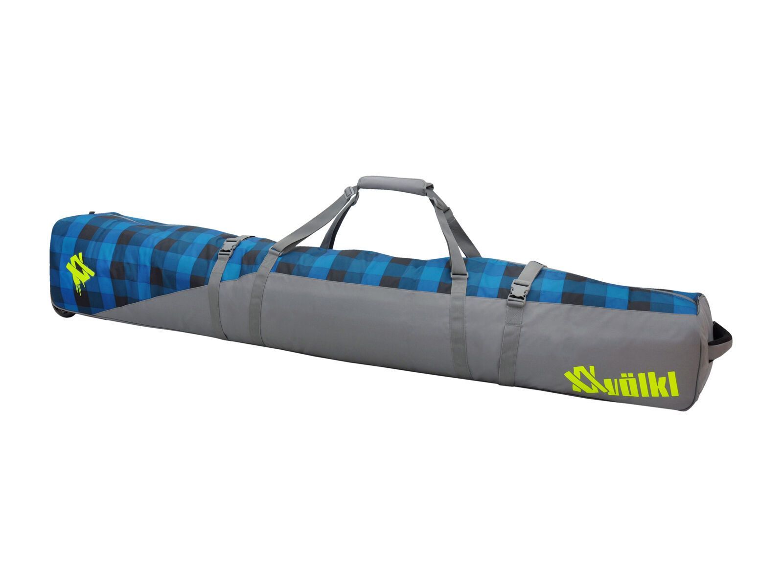 Völkl Free Jumbo Ski Wheel Bag, denim check - Bild 1