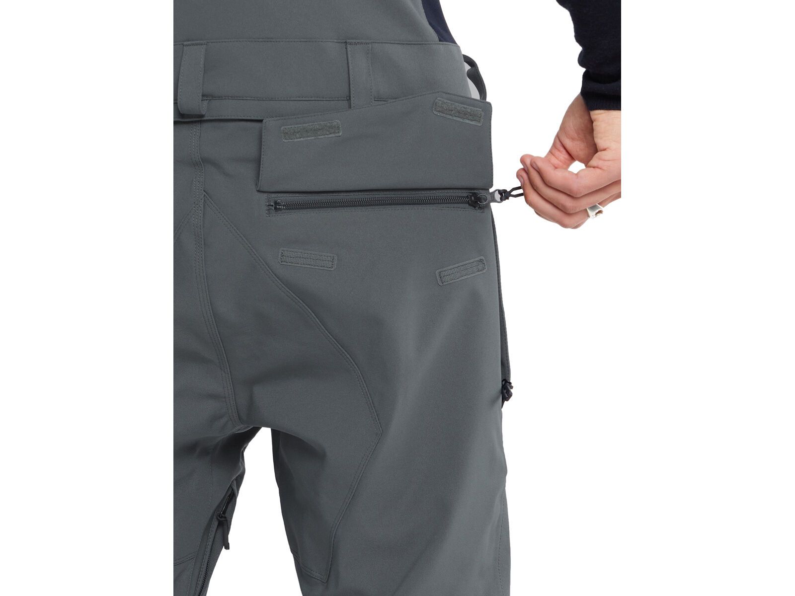 Volcom Roan Bib Overall, dark grey - Bild 8