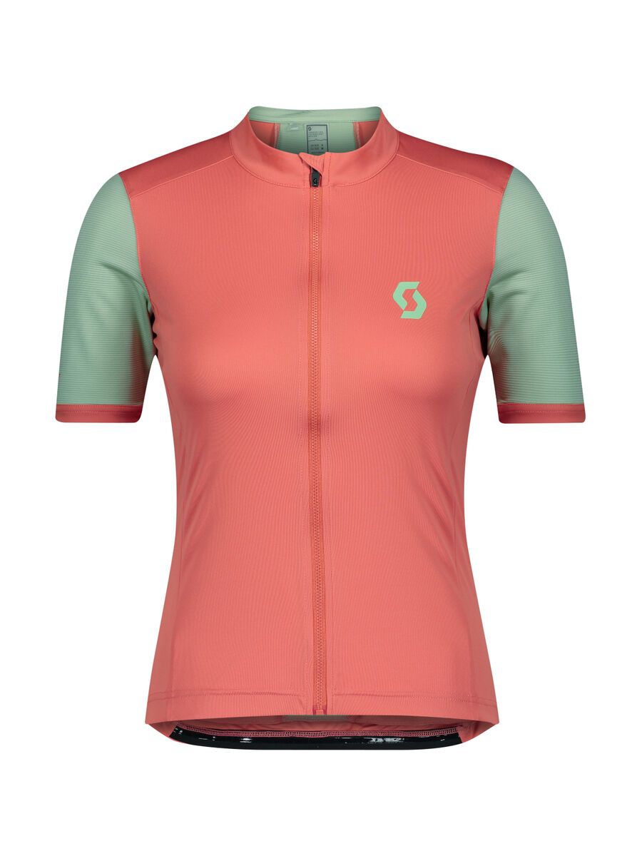 Scott Endurance 10 S/SL Women's Shirt, brick red/pistachio green - Bild 1