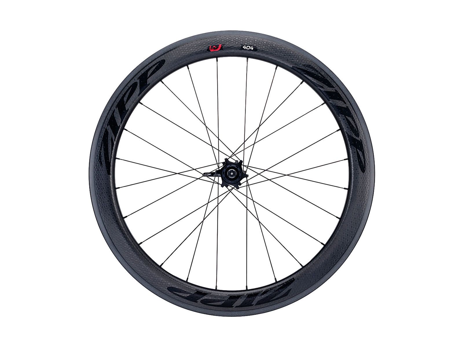 Zipp 404 Firecrest Tubular, schwarz / schwarze Aufkleber - Bild 1