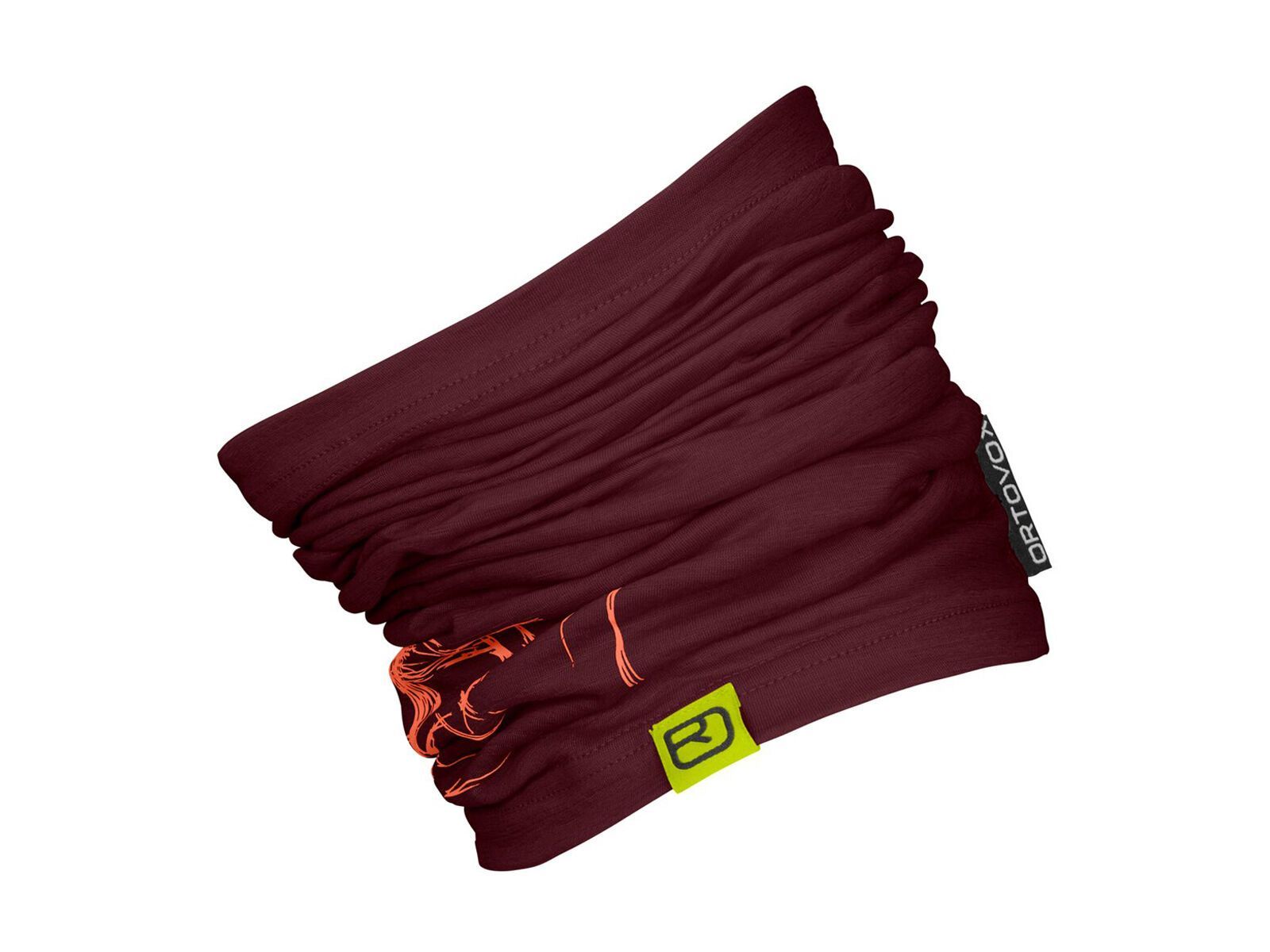 Ortovox 120 Merino Tec Logo Neckwarmer, winetasting - Bild 1